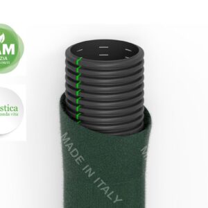 FILDREN – PE Double Wall Slotted Corrugated Pipes with Geotextile Coating
